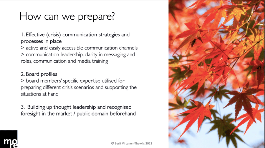 How can we prepare?