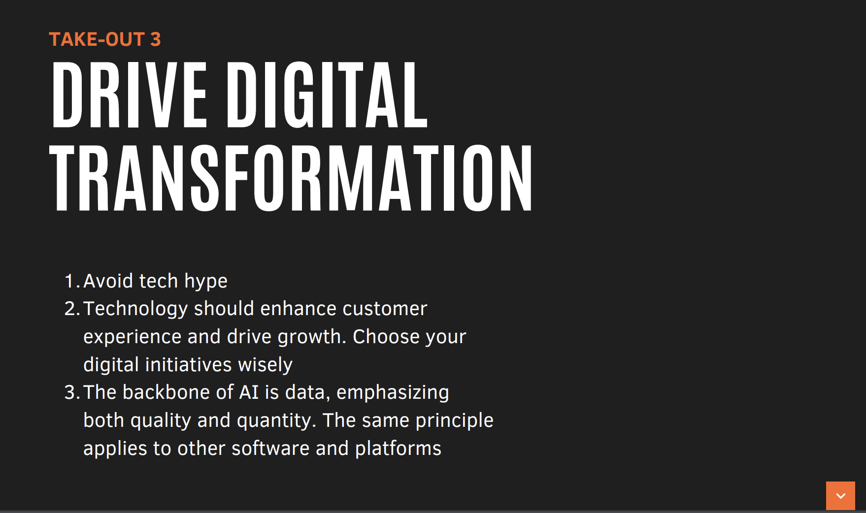 Drive Digital Transformation