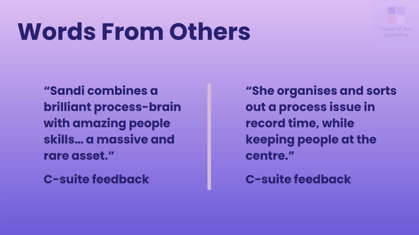 References for Sandi